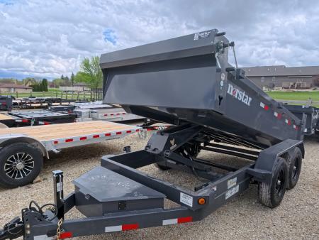New 2026 Norstar 72 x 12 DCB Dump Trailer with Scissor Hoist TH-516, Slide - In Ramps, 2 5/16 Adj. 14K Coupler