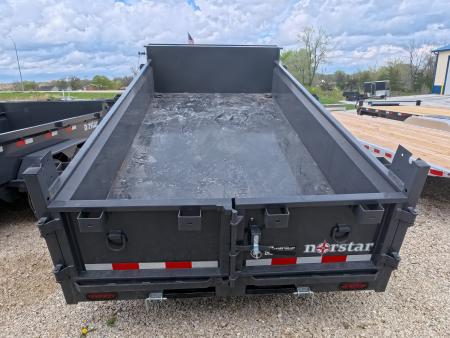 New 2026 Norstar 72 x 12 DCB Dump Trailer with Scissor Hoist TH-516, Slide - In Ramps, 2 5/16 Adj. 14K Coupler