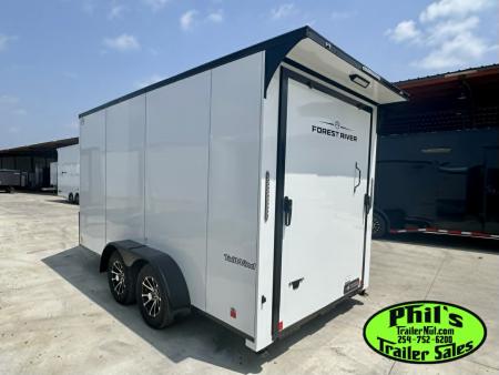 New 2026 Continental Cargo NEW 7X14 V-NOSE MOTORCYCLE TRAILER ENCLOSED TRAILER CARGO TRAILERS Motorcycle Trailer