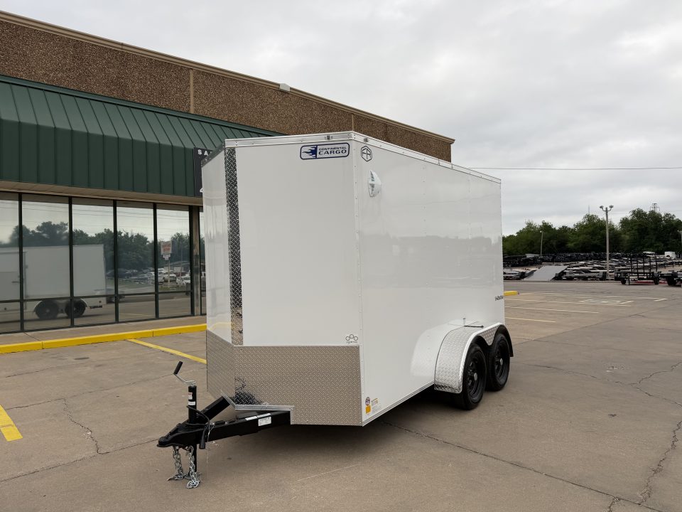 New #055914 2026 FOREST RIVER TA2 6 X 12 TANDEM AXLE 7K ENCLOSED W/ REAR RAMP DOOR