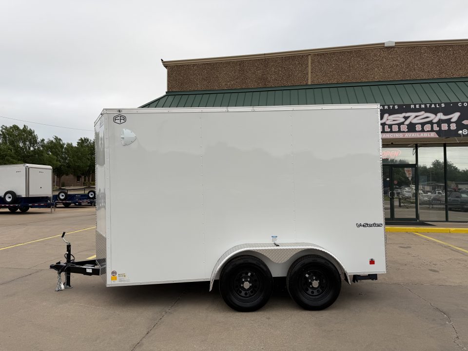 New #055914 2026 FOREST RIVER TA2 6 X 12 TANDEM AXLE 7K ENCLOSED W/ REAR RAMP DOOR