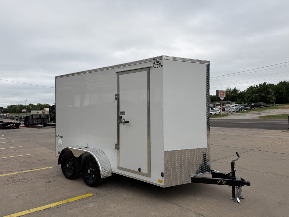New #055914 2026 FOREST RIVER TA2 6 X 12 TANDEM AXLE 7K ENCLOSED W/ REAR RAMP DOOR
