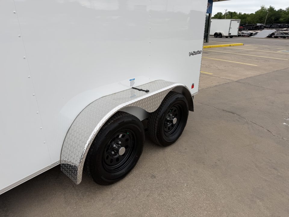 New #055914 2026 FOREST RIVER TA2 6 X 12 TANDEM AXLE 7K ENCLOSED W/ REAR RAMP DOOR