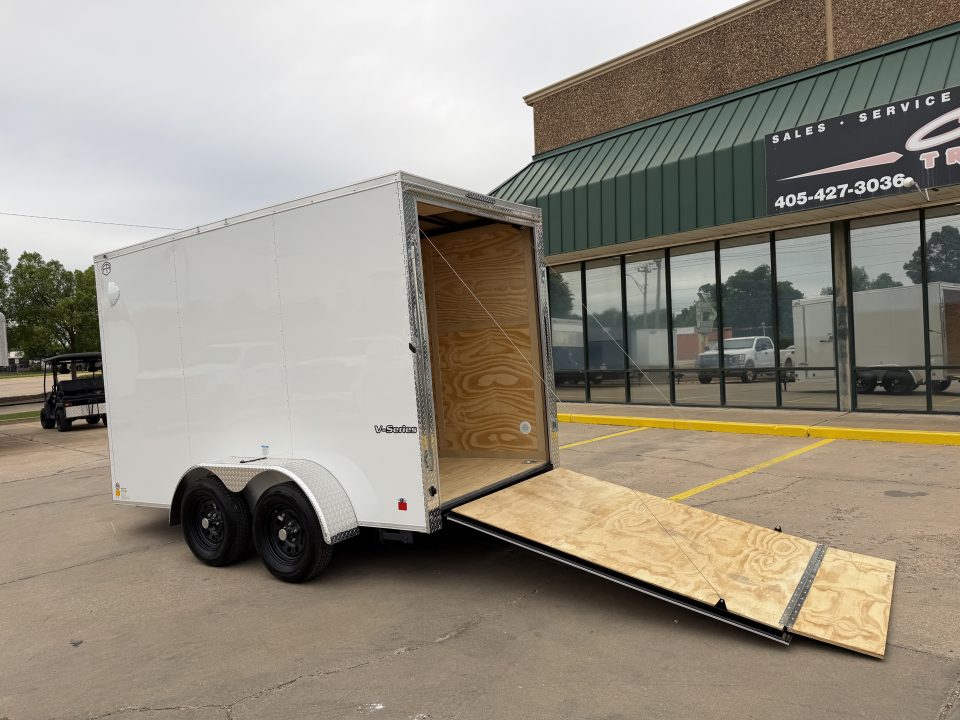 New #055914 2026 FOREST RIVER TA2 6 X 12 TANDEM AXLE 7K ENCLOSED W/ REAR RAMP DOOR
