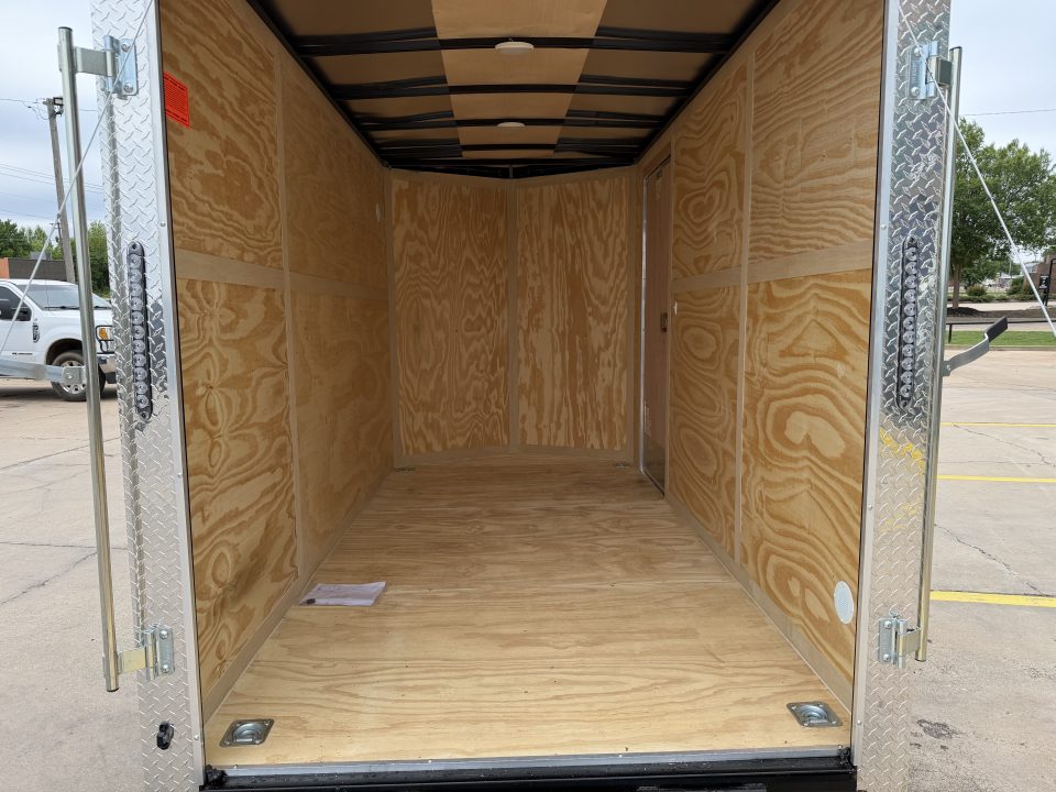 New #055914 2026 FOREST RIVER TA2 6 X 12 TANDEM AXLE 7K ENCLOSED W/ REAR RAMP DOOR
