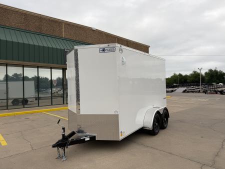 New #055914 2026 FOREST RIVER TA2 6 X 12 TANDEM AXLE 7K ENCLOSED W/ REAR RAMP DOOR