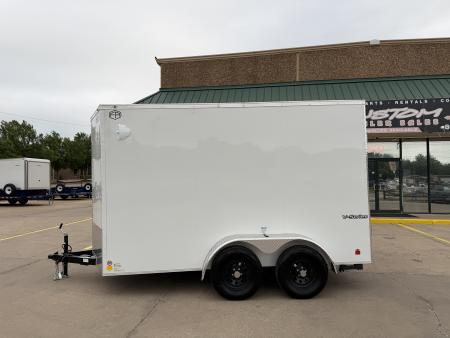 New #055914 2026 FOREST RIVER TA2 6 X 12 TANDEM AXLE 7K ENCLOSED W/ REAR RAMP DOOR