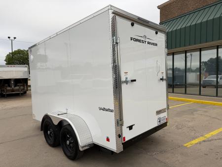 New #055914 2026 FOREST RIVER TA2 6 X 12 TANDEM AXLE 7K ENCLOSED W/ REAR RAMP DOOR