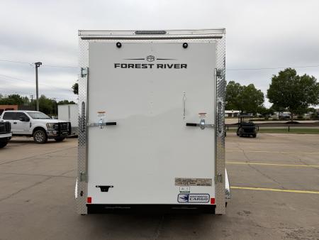 New #055914 2026 FOREST RIVER TA2 6 X 12 TANDEM AXLE 7K ENCLOSED W/ REAR RAMP DOOR