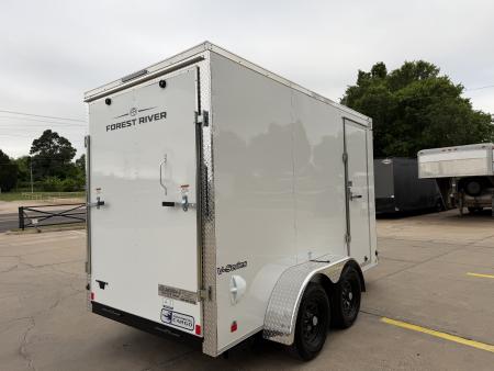 New #055914 2026 FOREST RIVER TA2 6 X 12 TANDEM AXLE 7K ENCLOSED W/ REAR RAMP DOOR
