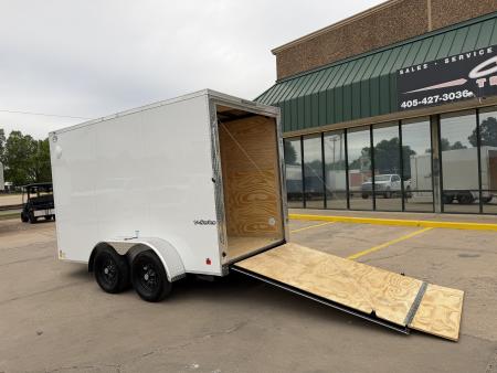 New #055914 2026 FOREST RIVER TA2 6 X 12 TANDEM AXLE 7K ENCLOSED W/ REAR RAMP DOOR