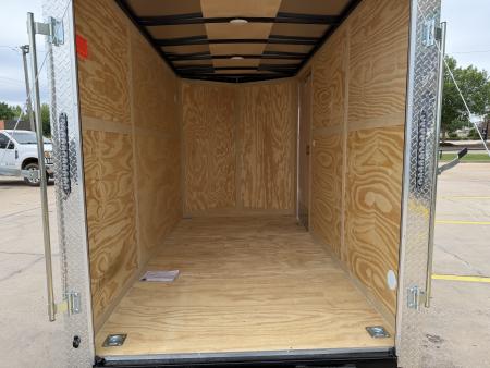 New #055914 2026 FOREST RIVER TA2 6 X 12 TANDEM AXLE 7K ENCLOSED W/ REAR RAMP DOOR