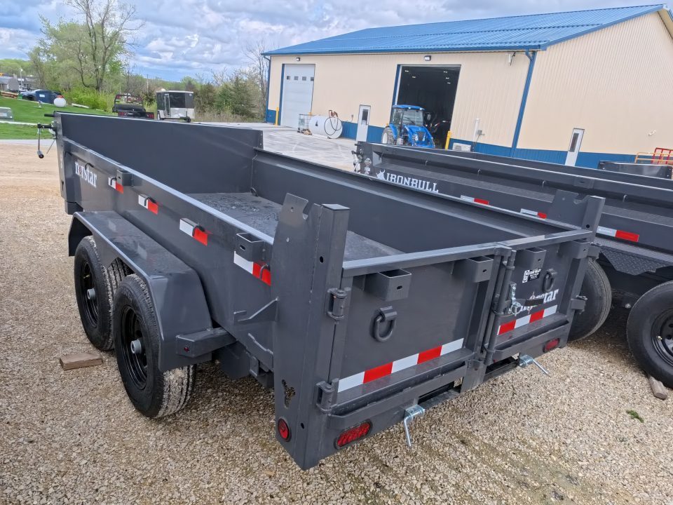 New 2026 Norstar 72 x 12 DCB Dump with 2) 5,200 lb. Axles and 2) Electric Brakes, Scissor Hoist TH-516