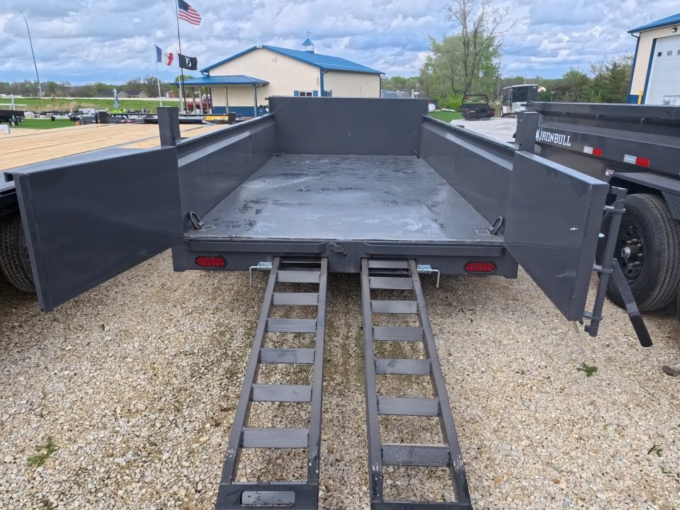 New 2026 Norstar 72 x 12 DCB Dump with 2) 5,200 lb. Axles and 2) Electric Brakes, Scissor Hoist TH-516