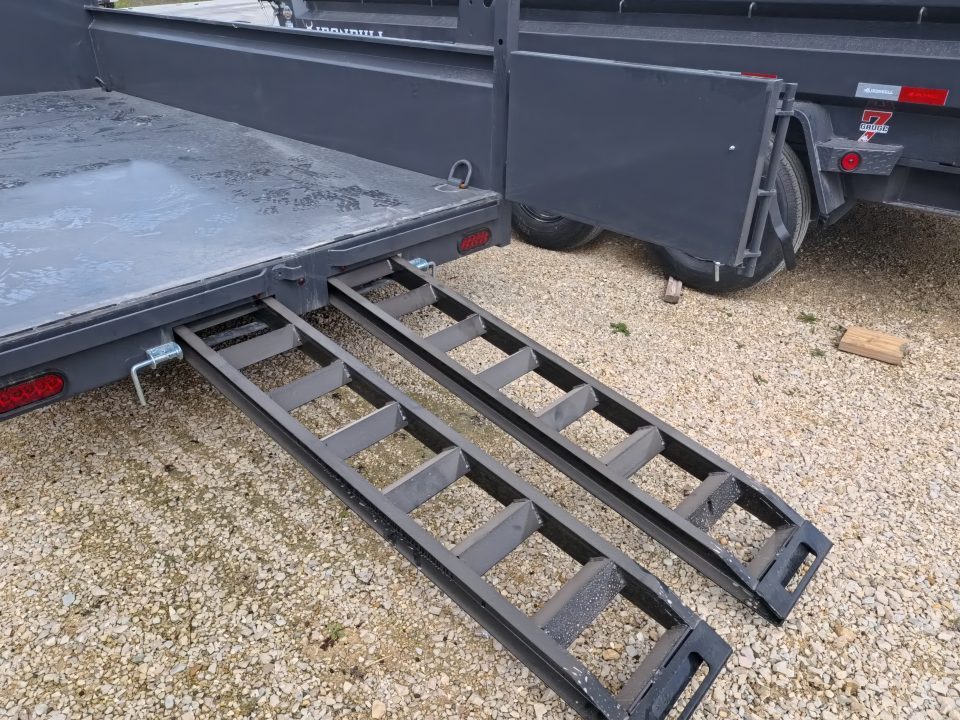 New 2026 Norstar 72 x 12 DCB Dump with 2) 5,200 lb. Axles and 2) Electric Brakes, Scissor Hoist TH-516