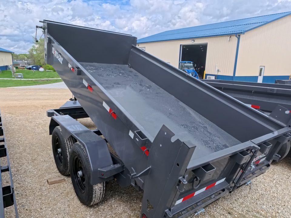 New 2026 Norstar 72 x 12 DCB Dump with 2) 5,200 lb. Axles and 2) Electric Brakes, Scissor Hoist TH-516
