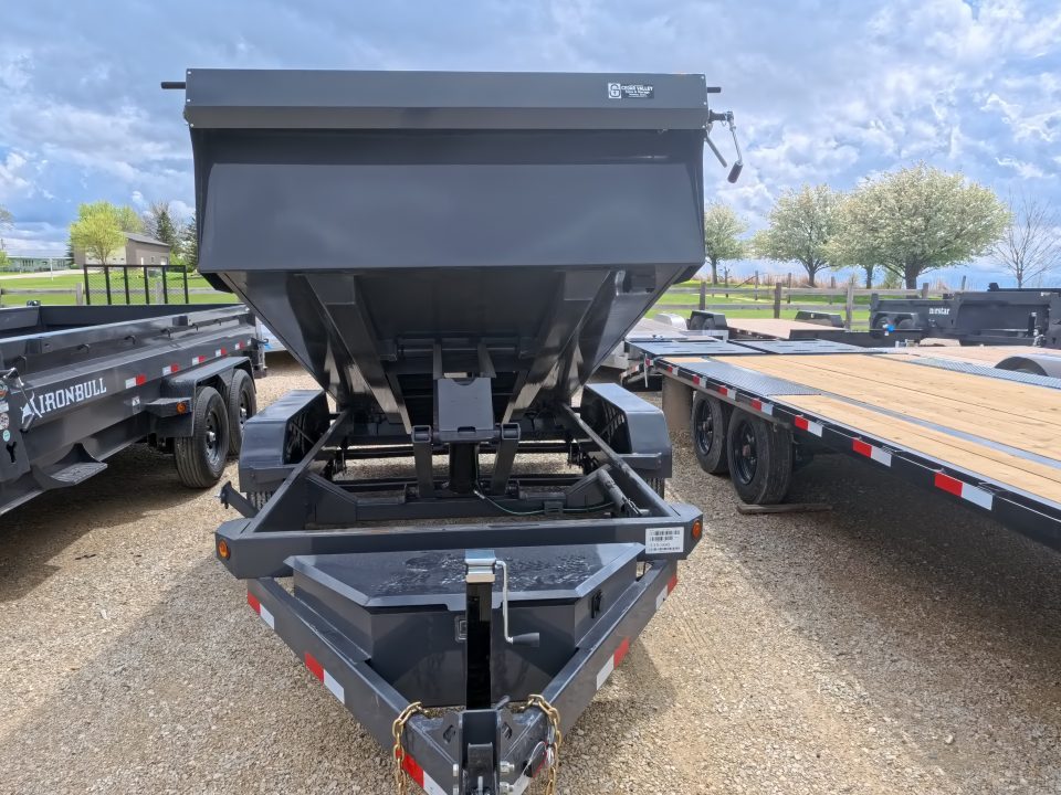 New 2026 Norstar 72 x 12 DCB Dump with 2) 5,200 lb. Axles and 2) Electric Brakes, Scissor Hoist TH-516