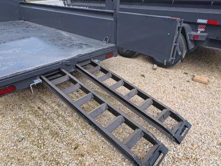 New 2026 Norstar 72 x 12 DCB Dump with 2) 5,200 lb. Axles and 2) Electric Brakes, Scissor Hoist TH-516