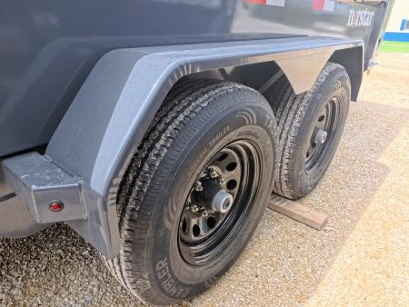 New 2026 Norstar 72 x 12 DCB Dump with 2) 5,200 lb. Axles and 2) Electric Brakes, Scissor Hoist TH-516