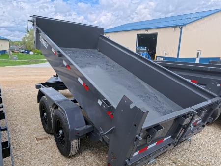 New 2026 Norstar 72 x 12 DCB Dump with 2) 5,200 lb. Axles and 2) Electric Brakes, Scissor Hoist TH-516