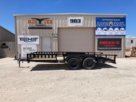 New 2026 Load Trail UT 83  x 16' Tandem Axle Utility (2  x 3  Angle Frame)
