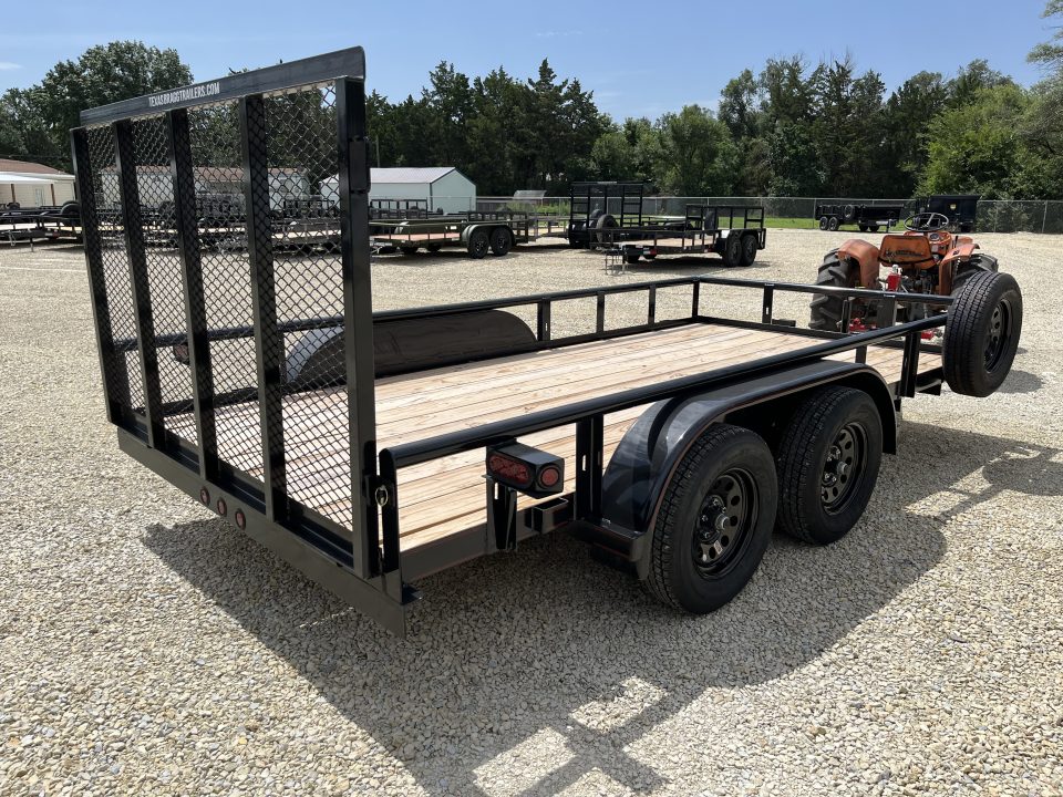 New 2026 Texas Bragg Trailers 83”x 14' Tandem Dovetail Utility Trailer