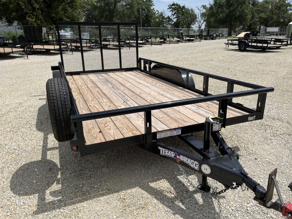 New 2026 Texas Bragg Trailers 83”x 14' Tandem Dovetail Utility Trailer