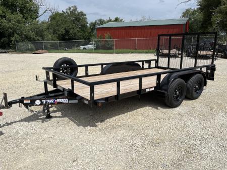New 2026 Texas Bragg Trailers 83”x 14' Tandem Dovetail Utility Trailer