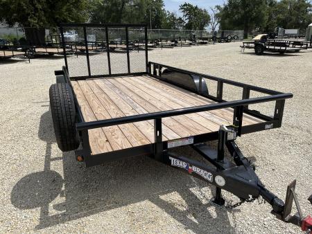 New 2026 Texas Bragg Trailers 83”x 14' Tandem Dovetail Utility Trailer