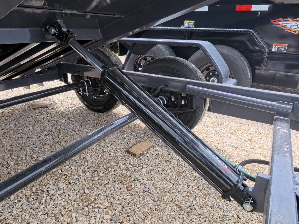 New 2026 Norstar 60 x 10 DCB Gray Dump Trailer with 7K GVWR, Adj. 14K 2 5/16" Coupler, 8 Ply ST205/75 R15 LRD Tires