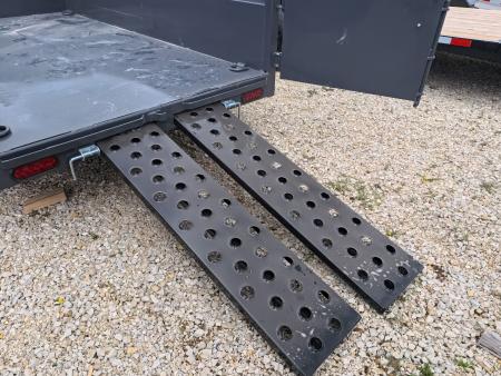 New 2026 Norstar 60 x 10 DCB Gray Dump Trailer with 7K GVWR, Adj. 14K 2 5/16" Coupler, 8 Ply ST205/75 R15 LRD Tires