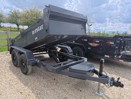 New 2026 Norstar 60 x 10 DCB Gray Dump Trailer with 7K GVWR, Adj. 14K 2 5/16  Coupler, 8 Ply ST205/75 R15 LRD Tires