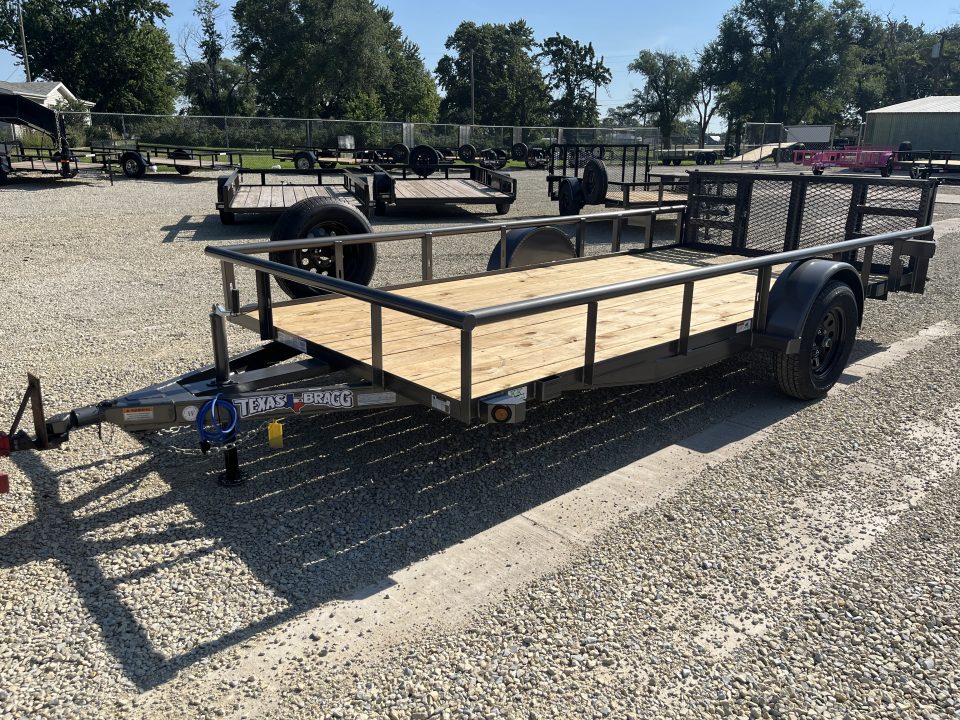 New 2026 Texas Bragg Trailers 77"x14' Utility Trailer