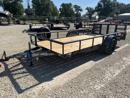 New 2026 Texas Bragg Trailers 77 x14' Utility Trailer