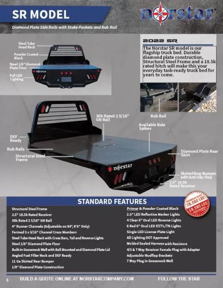 New 2026 NORSTAR SR 8'6'' x 97'' _56 CTA