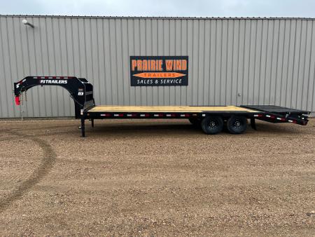 New 2027 PJ Trailers 26' LS Gooseneck Flatbed Trailer