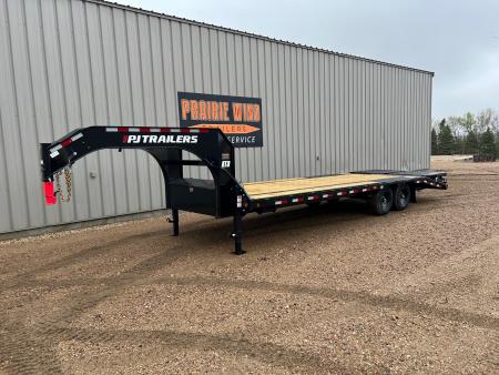 New 2027 PJ Trailers 26' LS Gooseneck Flatbed Trailer