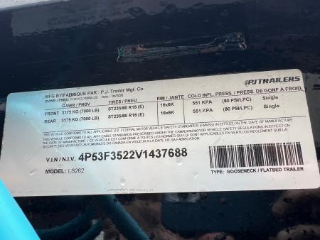 New 2027 PJ Trailers 26' LS Gooseneck Flatbed Trailer