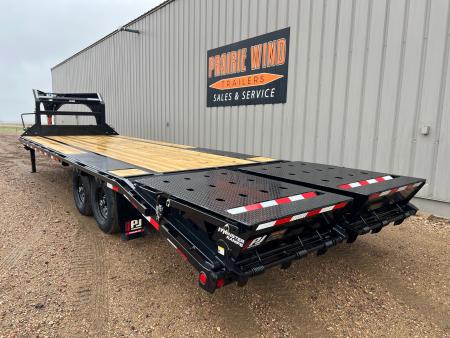 New 2027 PJ Trailers 26' LS Gooseneck Flatbed Trailer