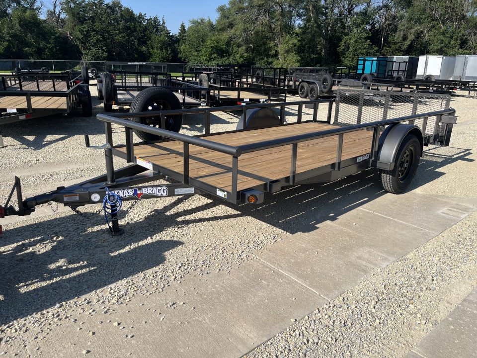 New 2026 Texas Bragg Trailers 77"x14' Dovetail Utility Trailer