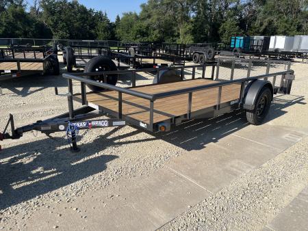 New 2026 Texas Bragg Trailers 77 x14' Dovetail Utility Trailer