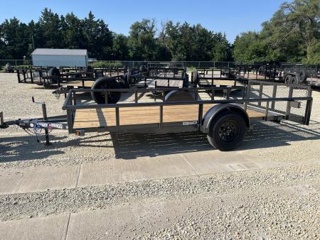 New 2026 Texas Bragg Trailers 77"x14' Dovetail Utility Trailer