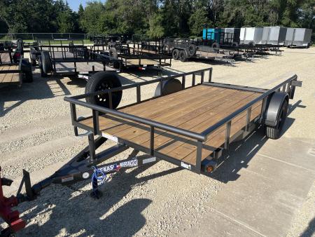 New 2026 Texas Bragg Trailers 77"x14' Dovetail Utility Trailer