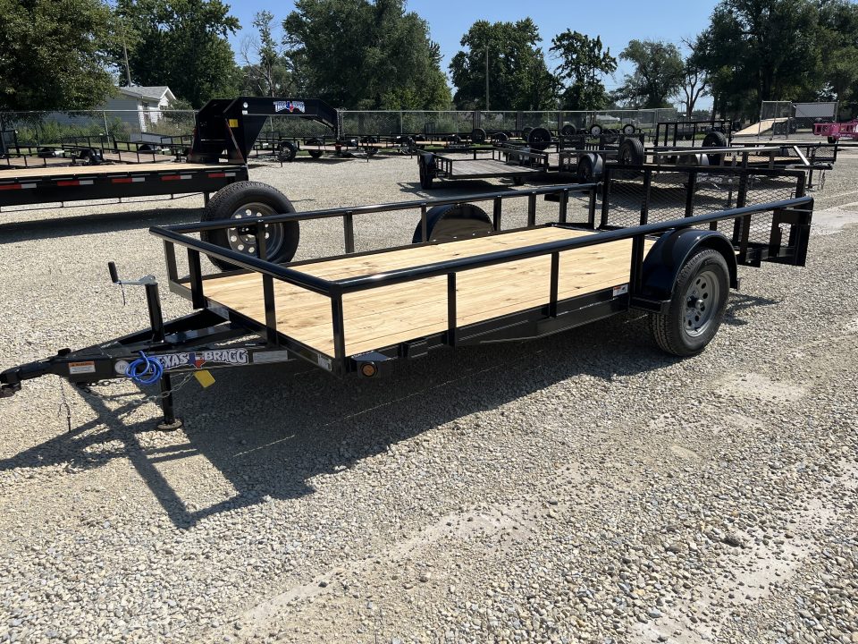 New 2026 Texas Bragg Trailers 77"x14' Dovetail Utility Trailer