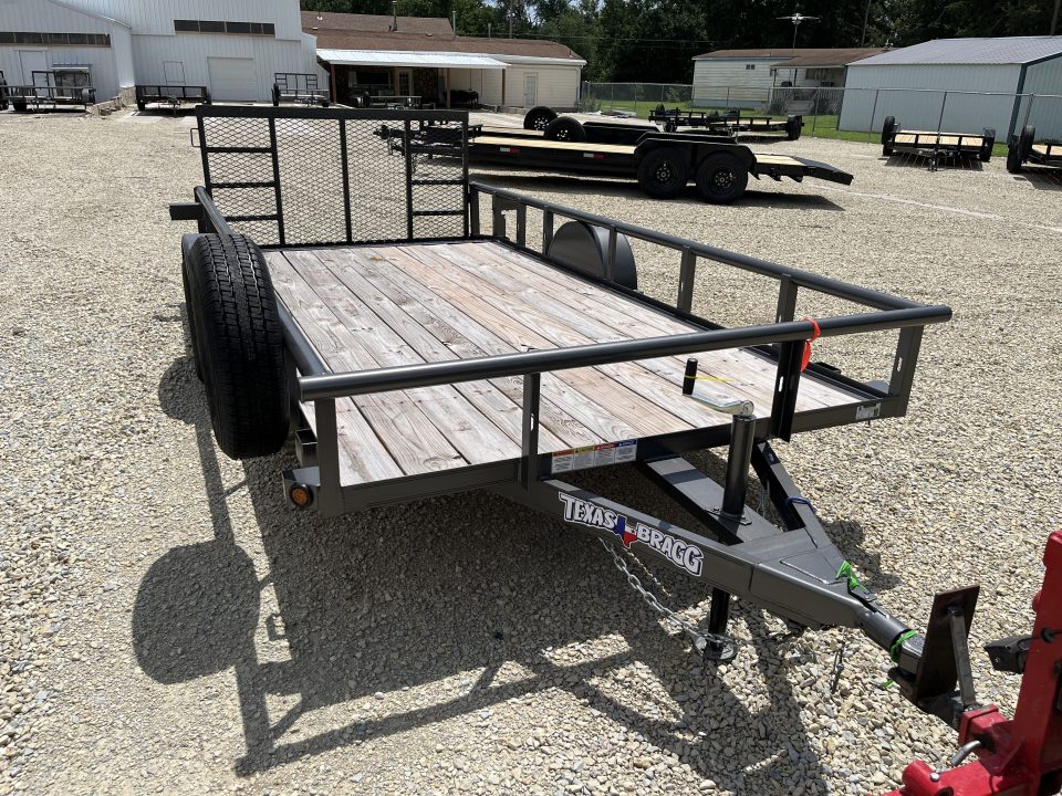 New 2026 Texas Bragg Trailers 77"x14' Dovetail Utility Trailer