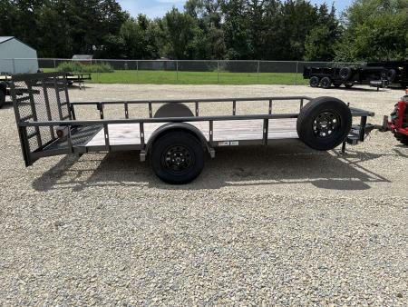 New 2026 Texas Bragg Trailers 77"x14' Dovetail Utility Trailer