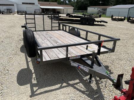 New 2026 Texas Bragg Trailers 77"x14' Dovetail Utility Trailer