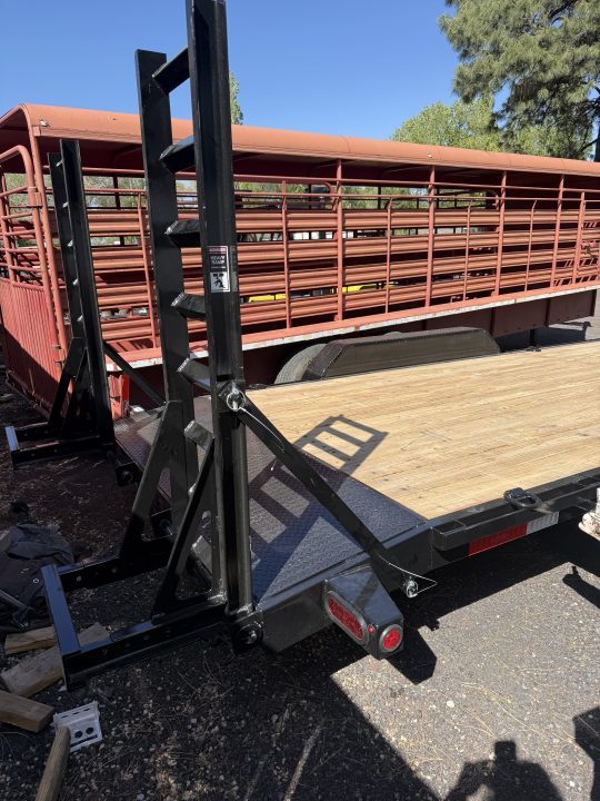 New 2026 Top Hat Trailers 83X20 Equipment Hauler 5' stand up ramps Equipment Trailer