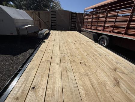 New 2026 Top Hat Trailers 83X20 Equipment Hauler 5' stand up ramps Equipment Trailer