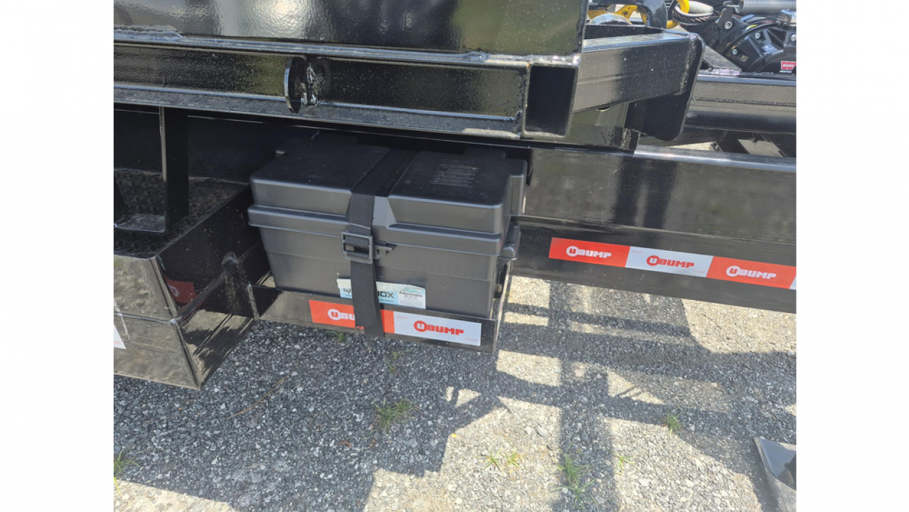 New Gooseneck Roll off 7K w/Electric Brake Axles & a 15K Industrial Winch wtih 14 Ply Tires with 2 12 Yard Roll Off Containers